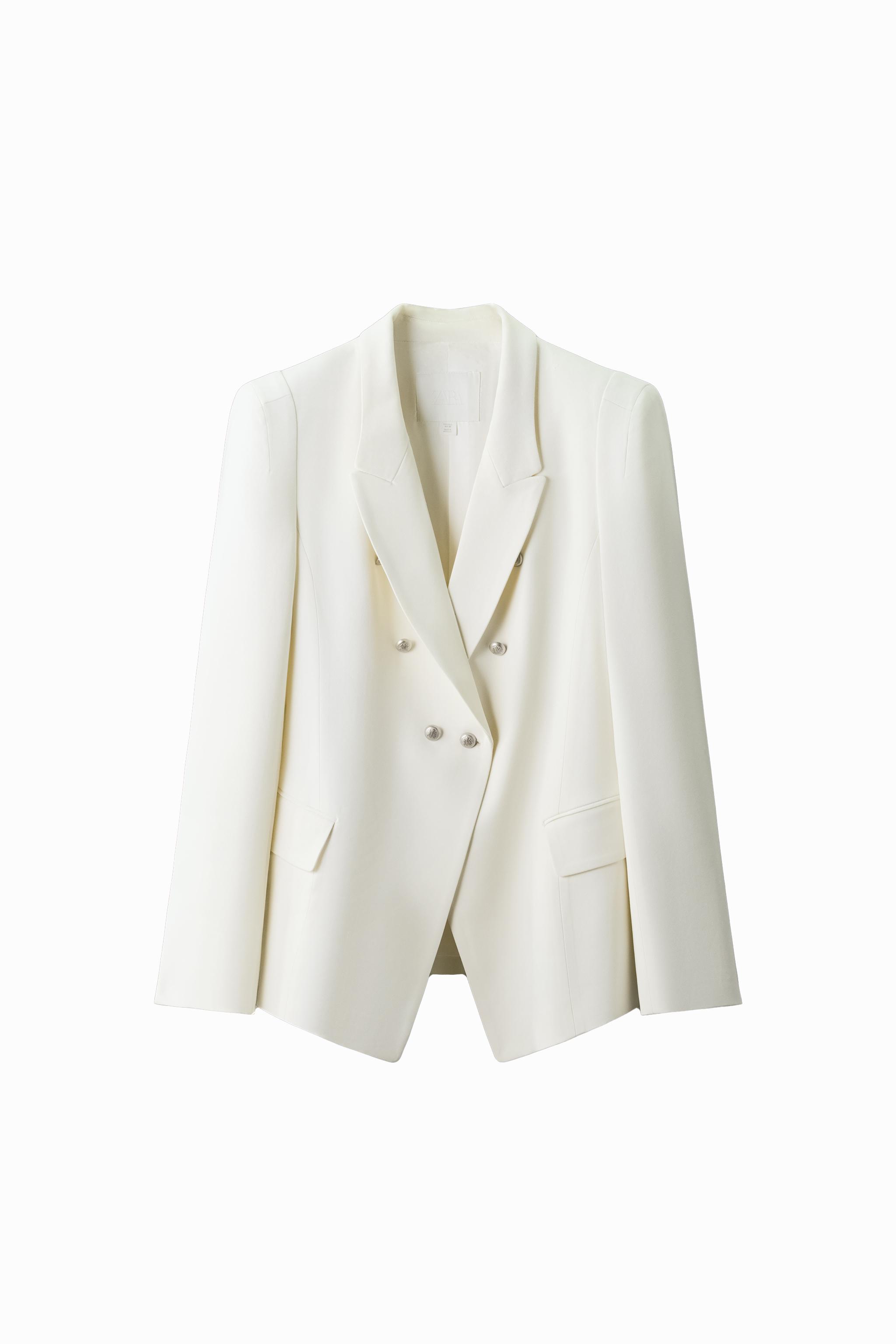 BLAZER À BOUTONNAGE CROISÉ AVEC ÉPAULETTES ZW COLLECTION